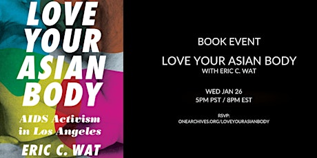 Book Event: Love Your Asian Body with Eric C. Wat tickets