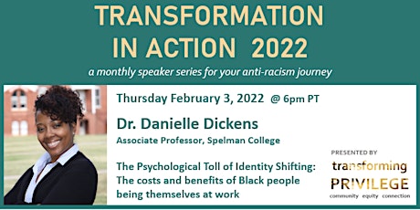Transformation in Action featuring Dr. Danielle Dickens entradas