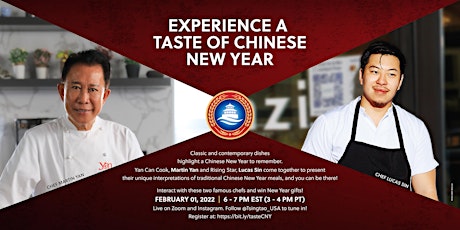 Experience A Taste of Chinese New Year Livestream Cooking Event tickets