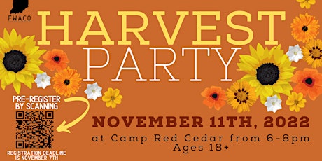Adult Harvest Party tickets