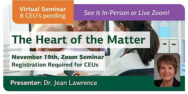 [Virtual Zoom] The Heart of the Matter