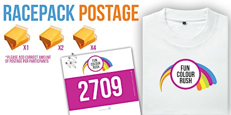 Race Pack Postage - Nottingham Fun Colour Rush primary image
