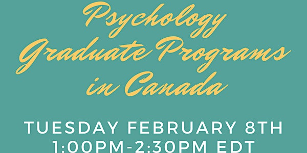 Psychology Graduate Programs in Canada