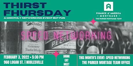Feb. Networking with Parker Mortgage: Thirst Fhursday Speed Networking tickets
