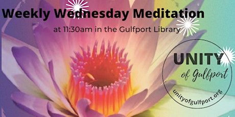 Weekly Meditation at the Gulfport Library with Rev. Kimberley tickets