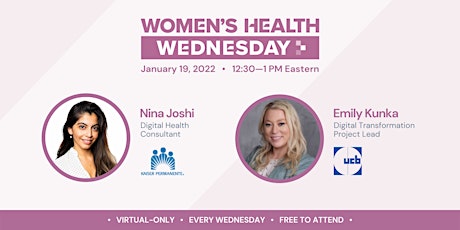 Women's Health Tech Wednesdays | UCB biglietti