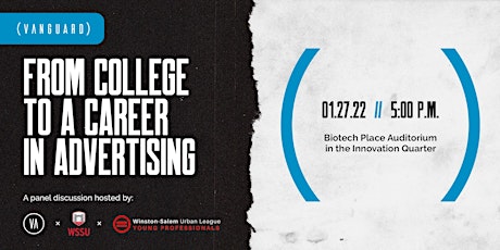 From College to a Career in Advertising tickets