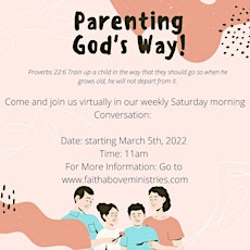 Parenting God's Way Parent Class tickets
