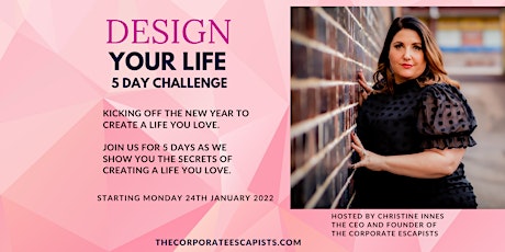 Design your life 5 Day Challenge Tickets