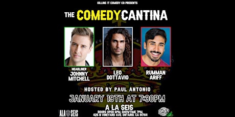 A La Seis Comedy Night - Johnny Mitchell, Leo Dottavio, Rumman Ariff primary image
