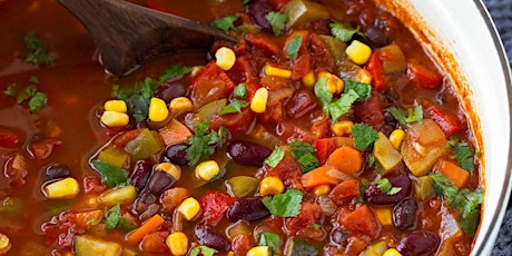Cooking Class: Delicious & Healthy One Pot Vegetable Chili –Easy–45 Minutes tickets