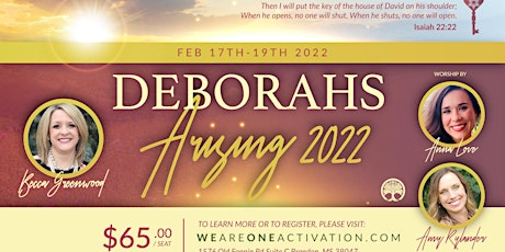 Deborahs Arising 2022 tickets