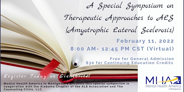 A Special Symposium on Therapeutic Approaches to ALS