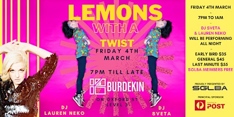 Lemons with a Twist 2022 | Mardi Gras Eve tickets