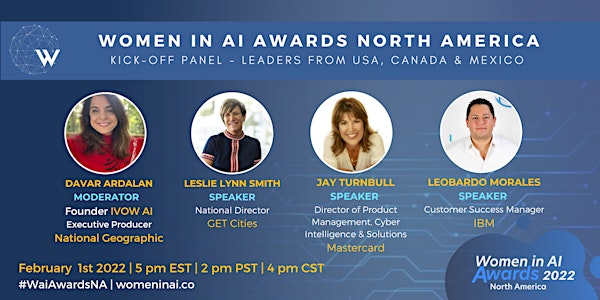 Women in Artificial Intelligence Awards North America - Kick Off