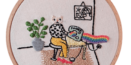 Illustrative Hand Embroidery Workshop (online ) tickets