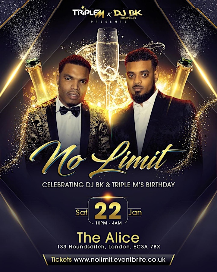 No Limit - DJ BK & Triple M's Birthday Party image