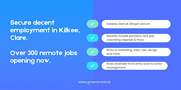 Find remote employment in Kilkee