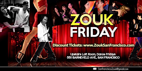 Zouk Friday @Space550 Dance Fridays primary image