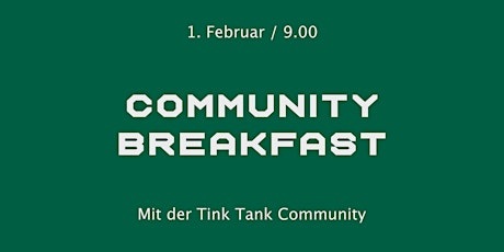 Community Breakfast Tickets