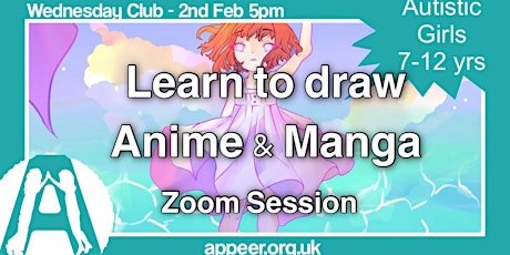 Appeer Girls Wednesday Club , Anime and Manga Drawing ( 7-12yrs) tickets