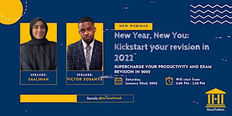 NovaTuition - New Year, New You: Kickstart your Revision in 2022 tickets