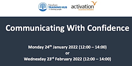 Newham Communicating with Confidence Sessions tickets