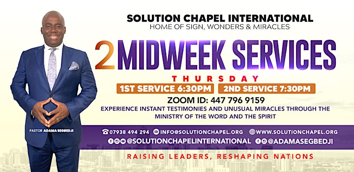 JOIN US FOR MIDWEEK CHURCH SERVICE ON ZOOM image
