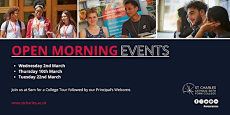 Open Mornings March 2022 tickets