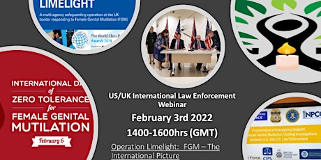 International Law Enforcement Live Webinar - Day of Zero Tolerance for FGM Tickets
