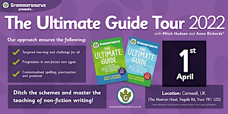 Grammarsaurus - The Ultimate Guide Tour - Cornwall tickets