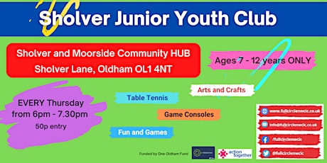 Sholver Junior Youth Club tickets