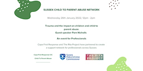Pan Sussex Child to Parent Abuse Network Event tickets