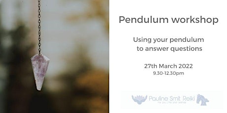 Pendulum Workshop; Use Your Pendulum to Answer Questions tickets