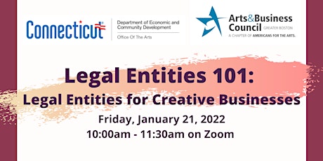 Legal Entities 101 for Creative Businesses tickets