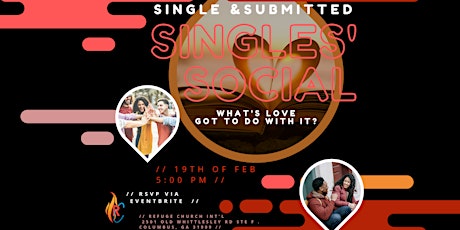 Single & Submitted Hosts  The Singles' Social tickets