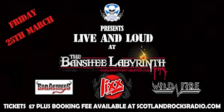 LIVE AND LOUD AT THE LABYRINTH tickets