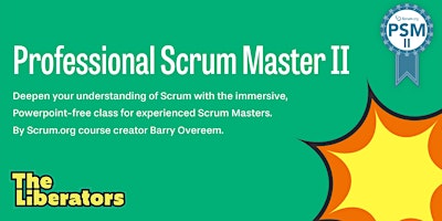 Primaire afbeelding van Professional Scrum Master II (2 days)