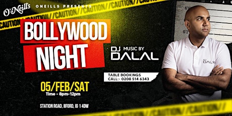 Bollywood Night with DJ Dalal London tickets