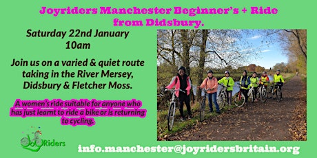 JoyRiders Manchester beginners plus ride from Didsbury tickets