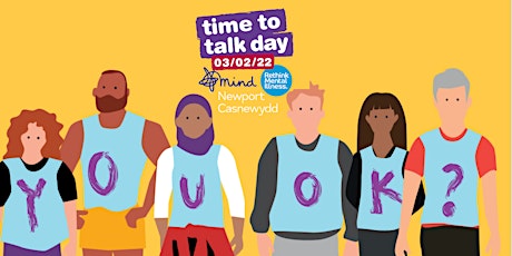 Newport Mind's Talking Tables for Time to Talk Day tickets