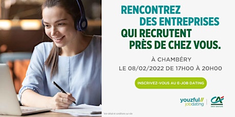 e-Job Dating à Chambéry : décrochez un emploi ! billets
