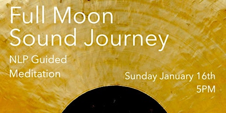 Full Moon Sound Journey entradas