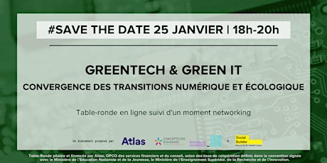 GreenTech et GreenIT : convergence des transitions numérique et écologique tickets