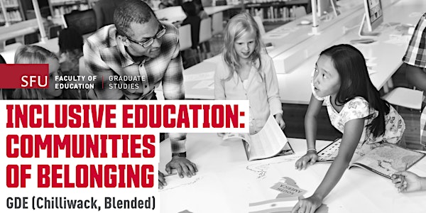 Inclusive Education: Communities of Belonging (GDE), Online Info Session