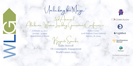 Unlocking the Magic~3rd Annual Alabama Women Leading Government Conference tickets