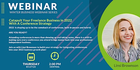 WEBINAR: Design Your 2022 Conference Success Strategy tickets