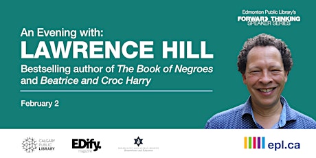An Evening with Lawrence Hill tickets