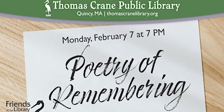 Poetry of Remembering - 50+ Writing Workshop tickets