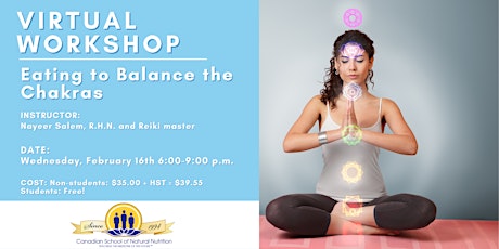 Eating to Balance the Chakras Workshop tickets